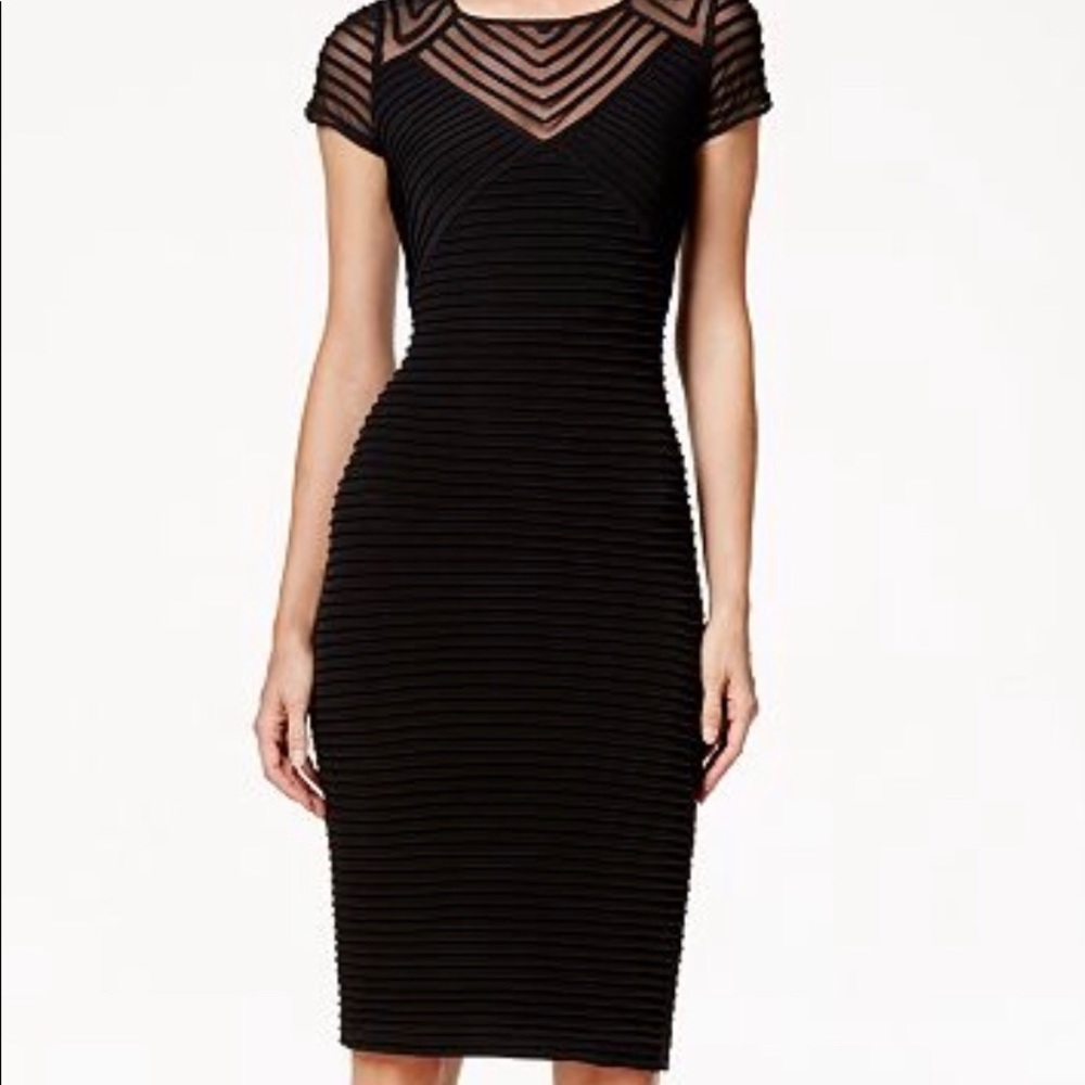 Calvin Klein black sheath dress